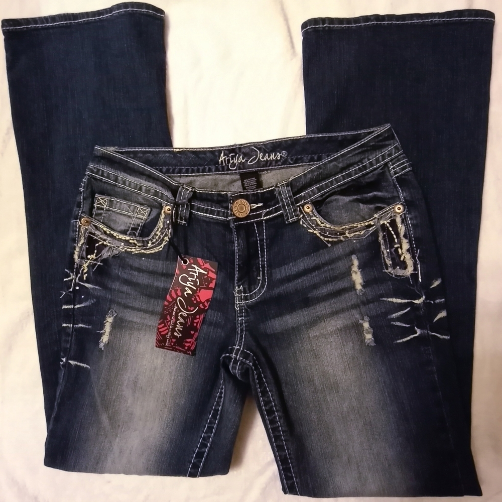 Ariya Bootcut Curvy Jeans 11/12 Blue